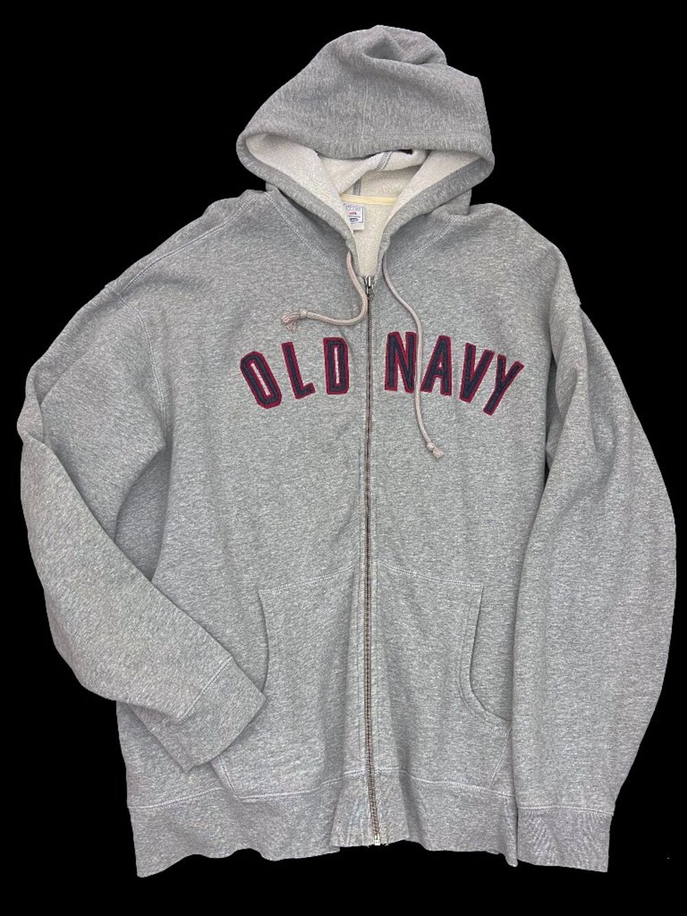 Old Navy Vintage Full Zip Sweatshirt Logo Hoodie Mens XXXL 3XL